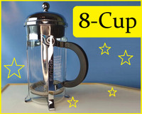 FRENCH PRESS (8 Cup) --- BODUM & Starbucks COMBO !!