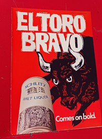 1969 SHLITZ MALT LIQUOR VINTAGE BEER ORIGINAL PRINT AD - RETRO