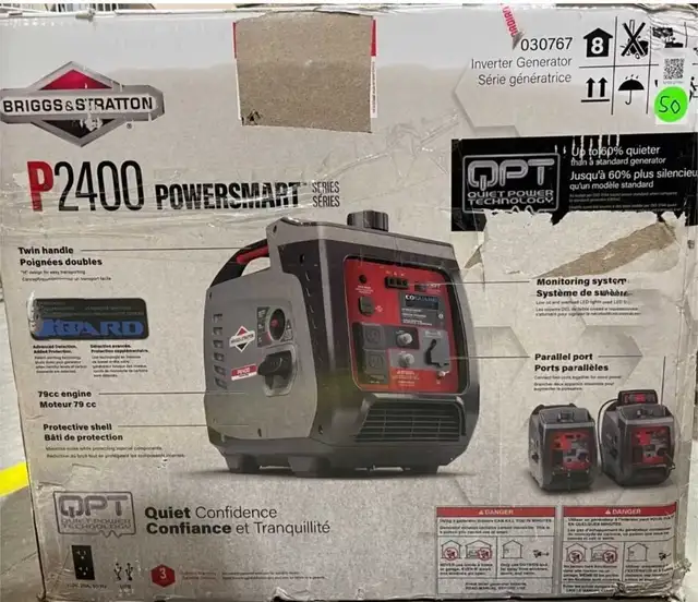 Generator -Briggs & Stratton 2400/1800 Watt Inverter Portable in Outdoor Tools & Storage in Oshawa / Durham Region - Image 9
