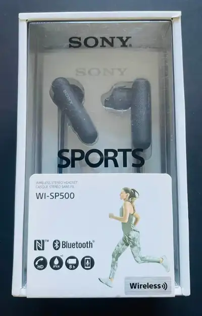BN/ Sealed Sony WI-SP500 Wireless In-Ear Sports Headphones  (BK), View more
