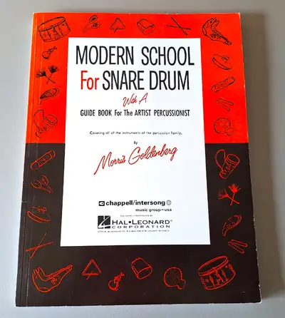 MODERN SCHOOL FOR SNARE DRUM Guide Book For Artist Percussionist, View more