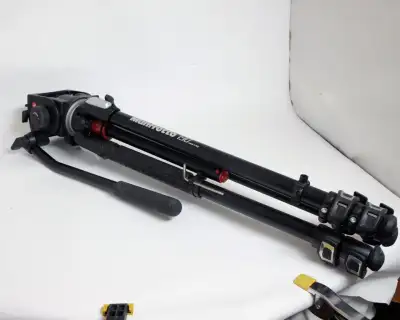 What I have up for sale is a used, excellent condition Manfrotto professional Tripod and head. This...
