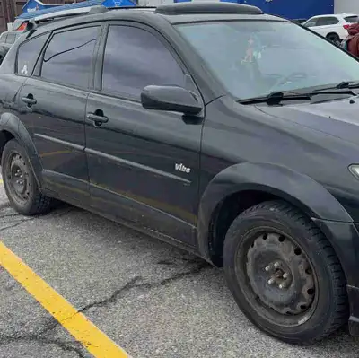 Pontiac vibe 2004 selling as is $1,000 or best over The car was involved in a collision but only the...