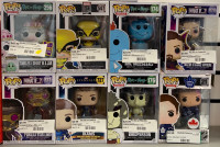 Various Funko Pops Available 