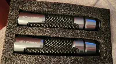 Selling a pair of KYMCO Xciting Downtown Like 150 180 CT250 AK550 7/8'' 22MM Motorcycle Handlebar Ha...