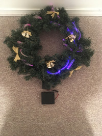 Fibre Optic Wreath