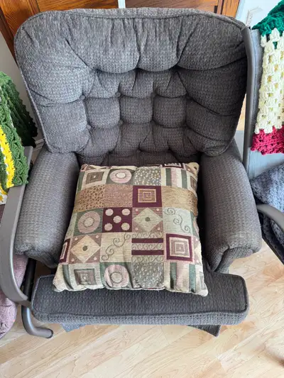 SWIVEL ROCKER W PILLOW , View more