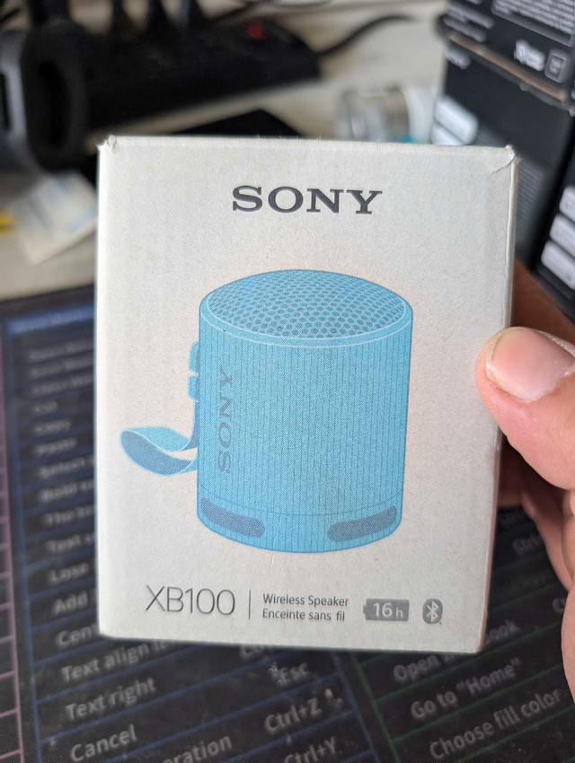 Sony xb-100 portable speaker in Speakers in Windsor Region