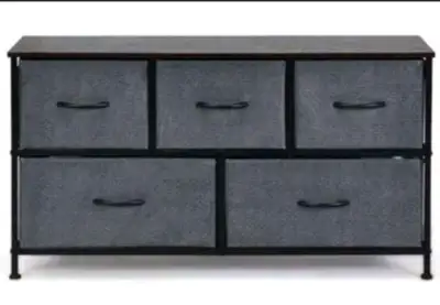 Five Drawer Dresser Storage Unit- Brand new in box, View more