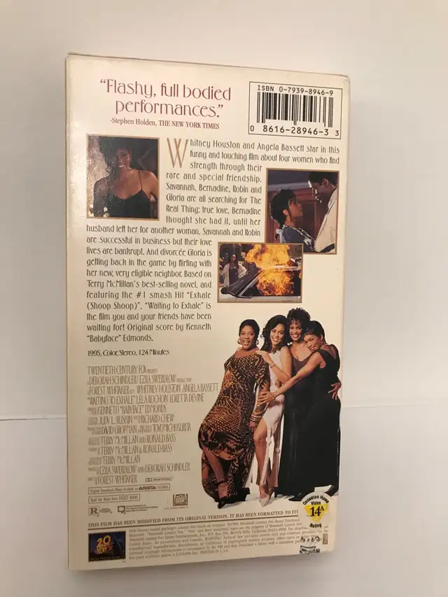 Waiting to Exhale 1995 VHS movie in Arts & Collectibles in St. Catharines - Image 3