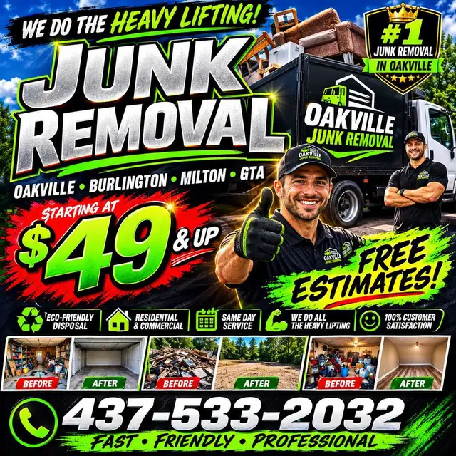 #1 Best Price JUNK Removal _ Call / Text 437-533-2032 
