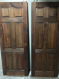 Solid wood pocket doors