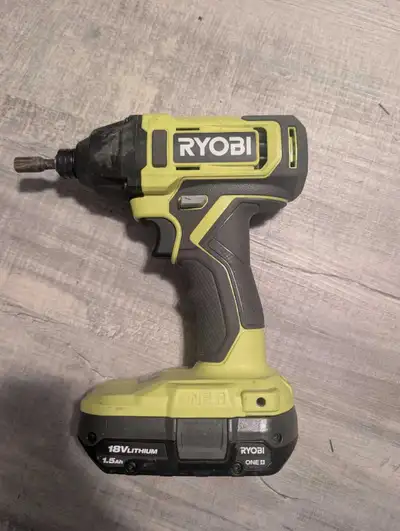 Ryobi 18v impact drill & charger. , View more