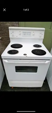 GE coil stove 100% working with 30 days warranty 