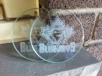 Toronto Blue Jays Etched Glass Coasters (2)