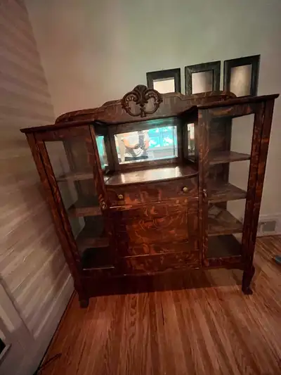Antique/Vintage Oak Sideboard – $100, View more