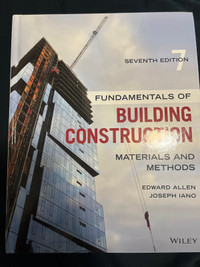 Fundamentals of Building construction 