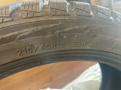 i have almost brand new winter tire of ice blazer winter tires of size 215 / 45/R18 . i hardly use t...