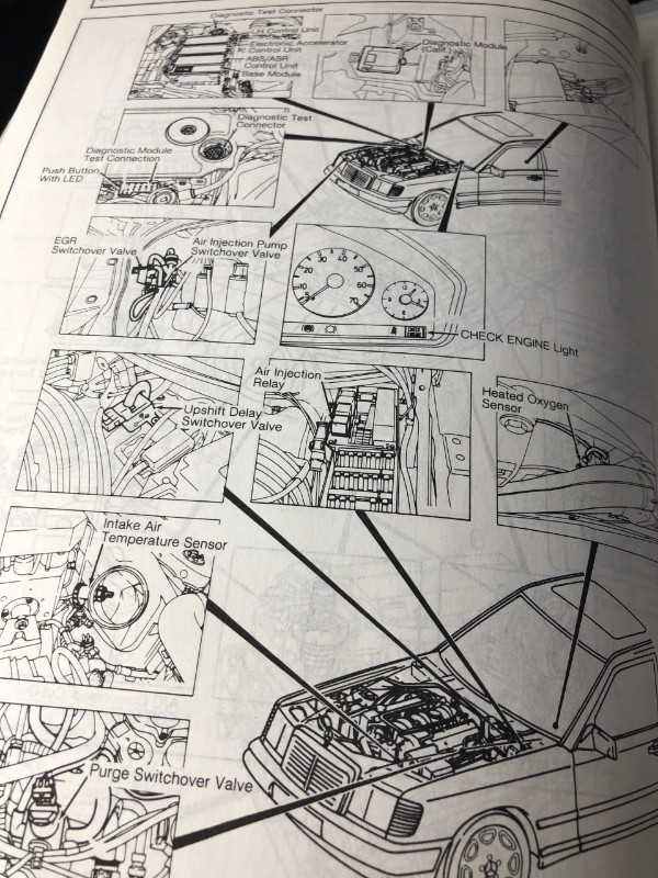 1981-1997 COMPUTERIZED ENGINE CONTROL COMPONENT LOCATOR  #M0115 in Textbooks in Edmonton - Image 4