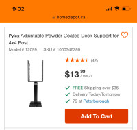 21 Adjustable deck supports