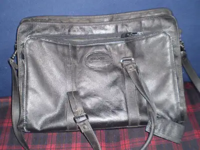 Bugatti Shoulder School Laptop LEATHER Bag, 11 x 17 x 5 inches, View more