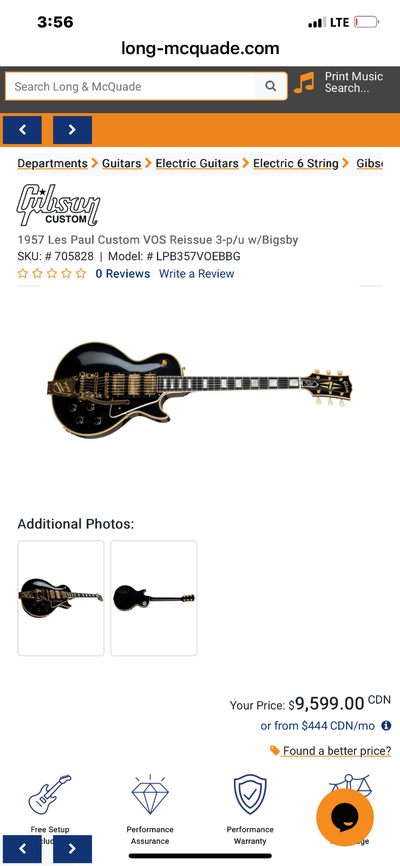 Gibson custom shop, View more