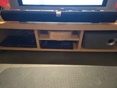 Vizio Soundbar with Yamaha Subwoofer $40, View more