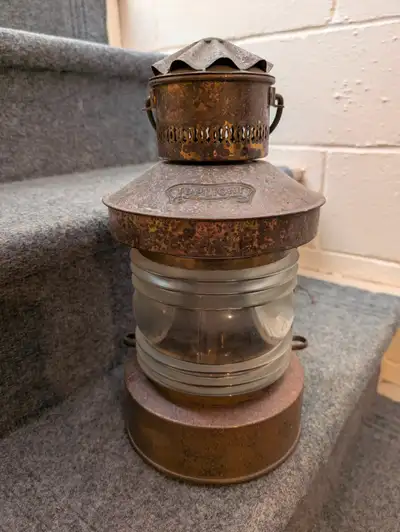 2 antique, authentic marine lanterns. Wired for lighting. $300 each or best offer.