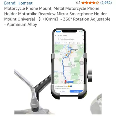 Motorcycle Phone Mount, View more