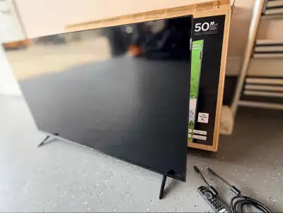 TCL 50" 4K QLED Smart TV, View more