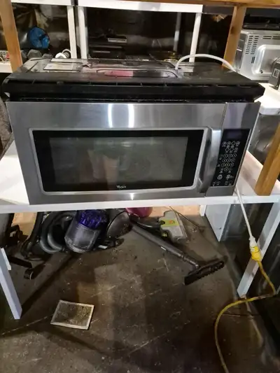 Whirlpool over the range microwave stainless steel, View more