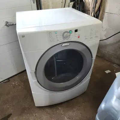 Whirlpool Electric clothes dryer SERVICED White Duet, View more
