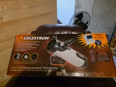 Celestron - 114LCM Computerized Newtonian Telescope, View more
