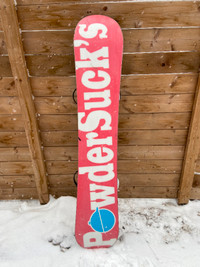 Stepchild Suck's 155 cm Men's Snowboard with Union bindings
