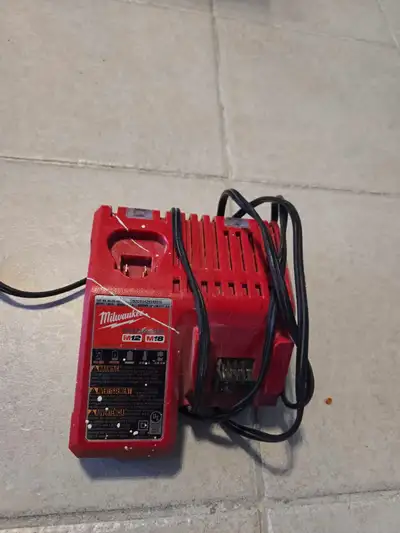 Milwaukee m12/m18 dual charger., View more