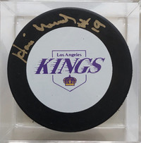 Howie Menard Los Angeles Kings Puck Autographed