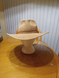 Mens light weight summer hats. straw, canvas