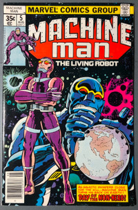 Marvel Comics Machine Man #5 August 1978