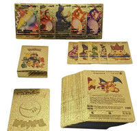 Gold packs of Pokémon cards 