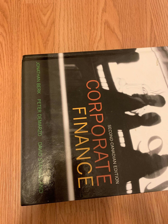 CORPORATE FINACE SECOND CANADIAN EDITION in Textbooks in Kitchener / Waterloo - Image 2