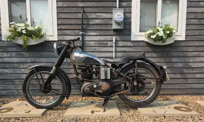 Vintage BSA C11 in original as found condition. Last running in the 1960's. Turns over! Great rebuil...