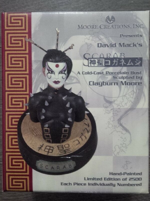 Kabuki Scarab Bust Moore Creation David Mack in Arts & Collectibles in City of Toronto