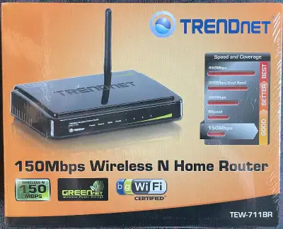Wi-Fi "N" Router New, View more
