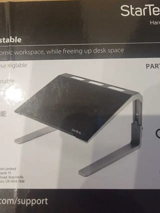 laptop stand riser heavy duty adjustable 3 height in Laptops in Calgary - Image 2