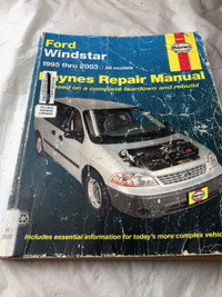 HAYNES 1995 - 2003 FORD WINDSTAR VAN REPAIR MANUAL #M1313