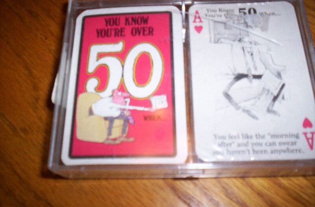 you know you're over 50 when (card game)with a different reason dans Jouets et jeux  à Lethbridge