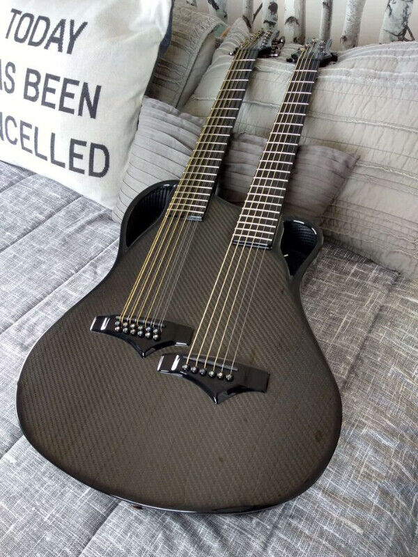 Emerald Carbon Fiber “Chimaera Artisan” DoubleNeck 6/12 String