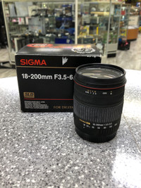 Sigma 18-200 F3.5-6.3 Lens (Canon mount)