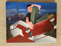 Toronto Skateboard Painting