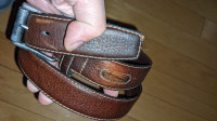 Columbia leather belt - brown